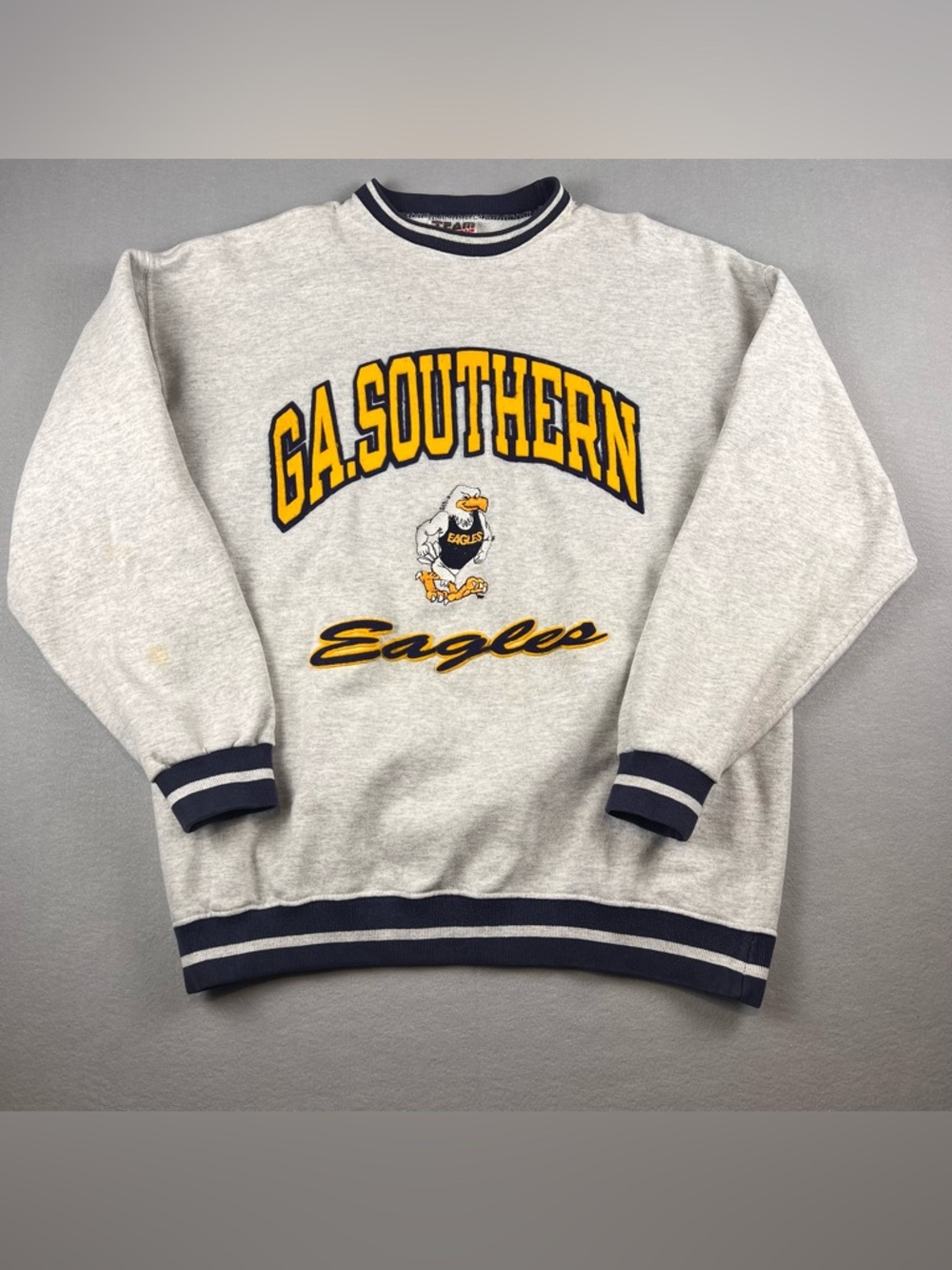GA Southern Eagles Gray Crewneck Sweatshirt - NOT FOR SALE